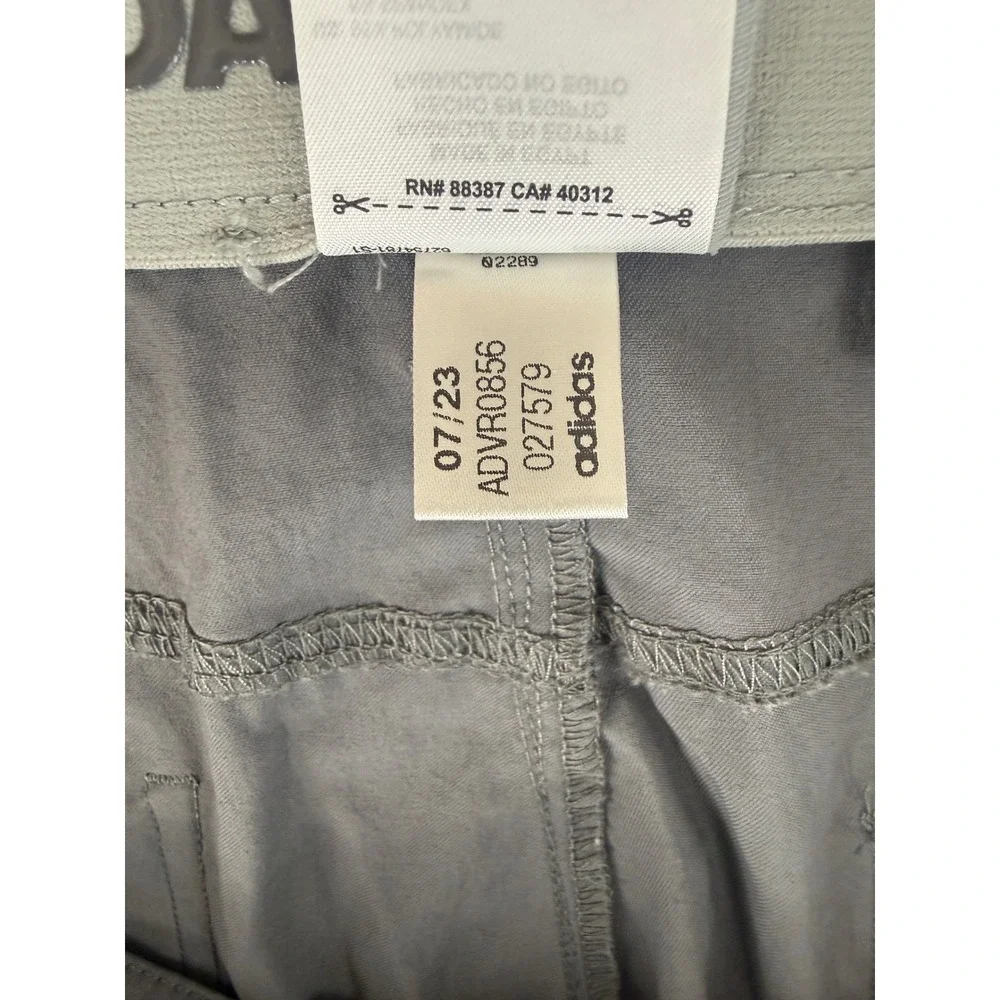 Adidas Golf Pants Mens 38/30 Grey Ultimate365 5-Pocket Athletic Trousers